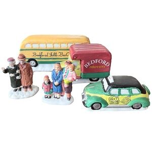 Retired Bedford Falls Figurines Lot | It’s a Wonderful Life Vintage Set